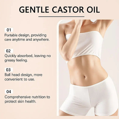 CastorGlo™ Organic Golden Castor Oil Roll-On